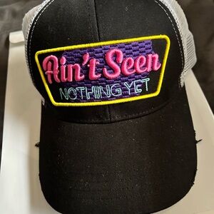 Idyllwind Black Cap with Colorful Embroidery